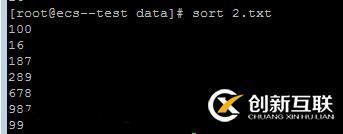 如何在Linux中使用sort文本處理命令