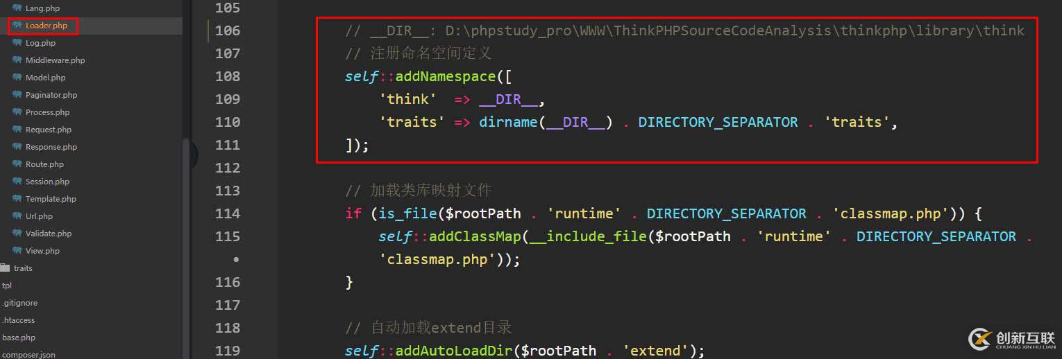 ThinkPHP如何自動(dòng)加載Loader源碼