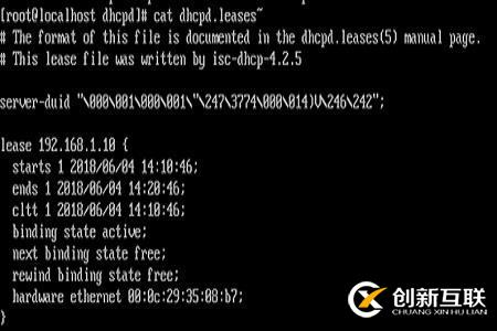 linux啟動dhcp服務(wù)器的方法