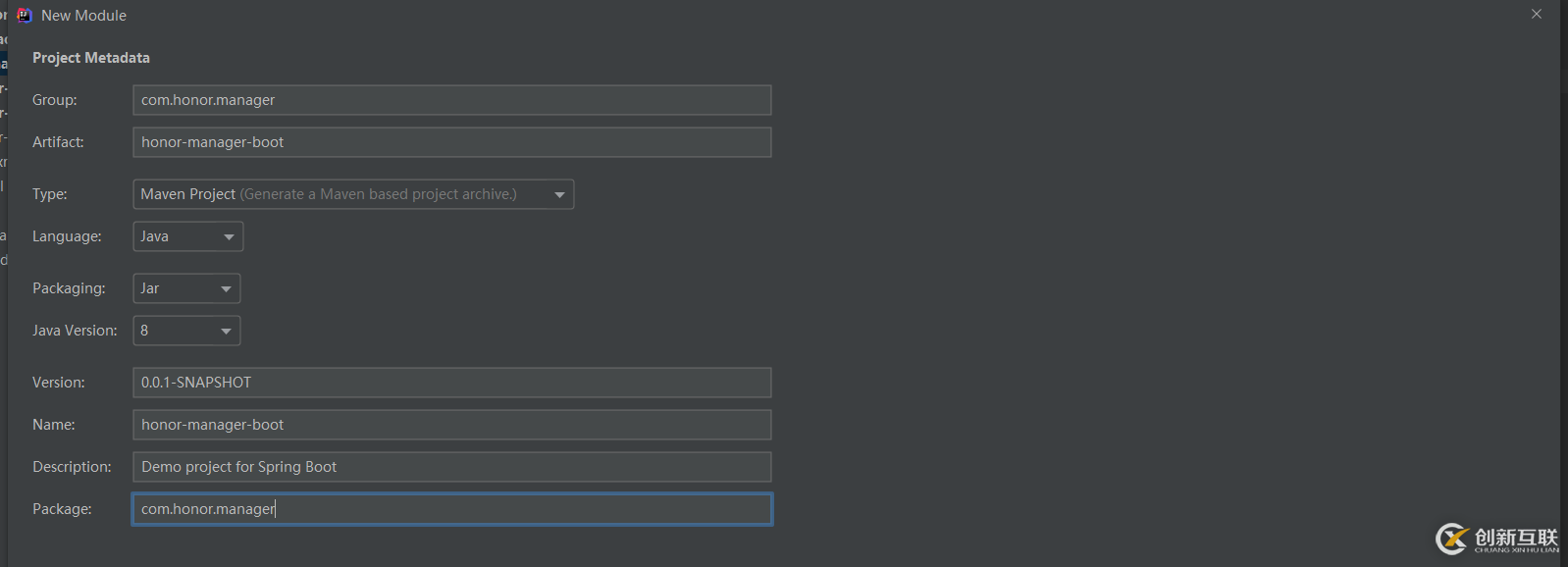 springboot+idea+maven多模塊項目搭建的方法