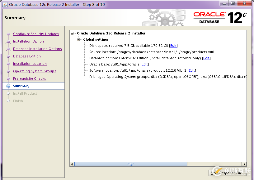 Oracle 12C R2單節(jié)點GRID+DATABASE如何安裝