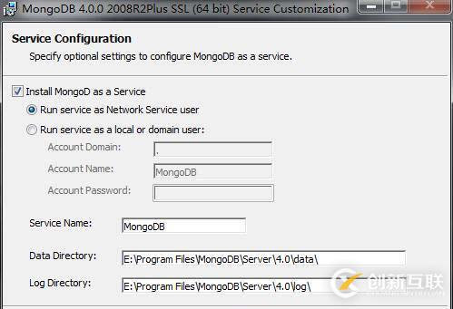 MongoDB4.0在windows10下的安裝與服務配置教程詳解