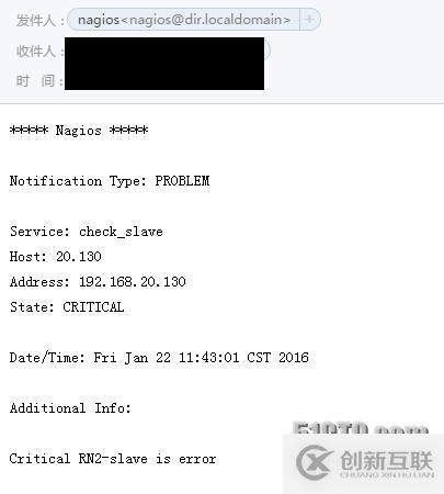 nagios監(jiān)控mysql主從，并且郵件告警！