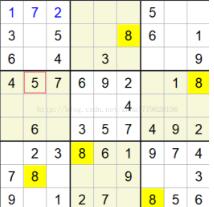 C語言數(shù)獨(dú)游戲的求解方法