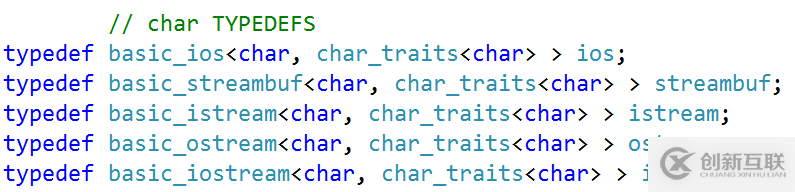 C++中頭文件iosfwd的示例分析