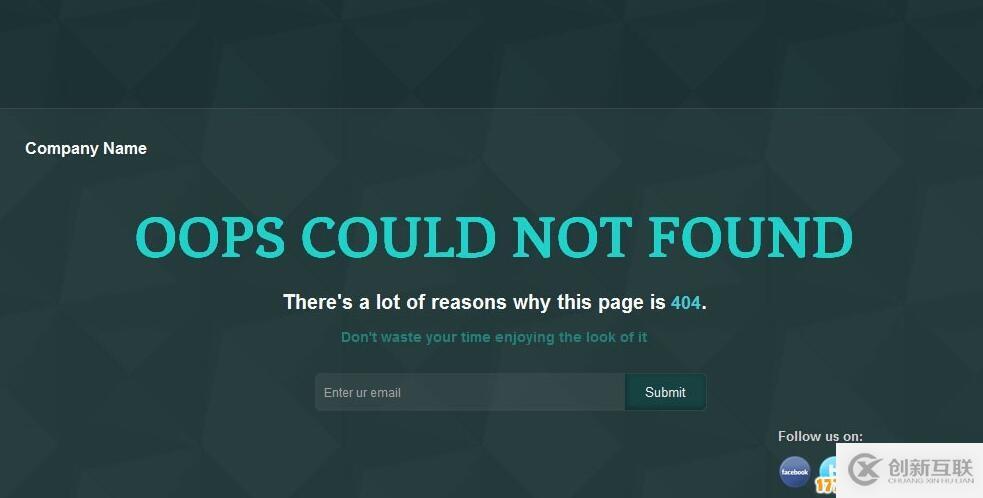 【前端】20款國外非常漂亮的優(yōu)秀網(wǎng)站404錯(cuò)誤頁面HTML模板