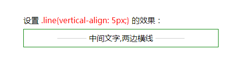 css如何實(shí)現(xiàn)中間文字兩邊橫線效果
