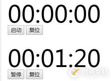 js實現(xiàn)簡單的秒表效果的代碼分享