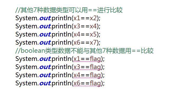 Java中”==”運算符的使用