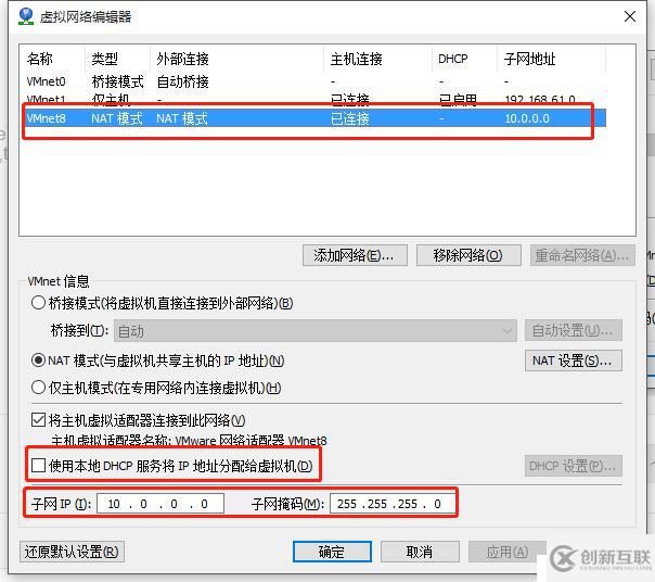 VMware 自定義ip后訪問外網(wǎng)