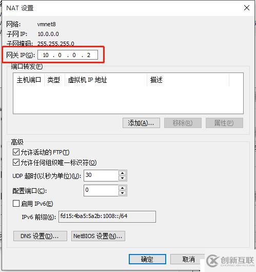 VMware 自定義ip后訪問外網(wǎng)