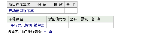 易語(yǔ)言選擇夾寬度不足顯示所有表頭時(shí)允許多行表頭顯示