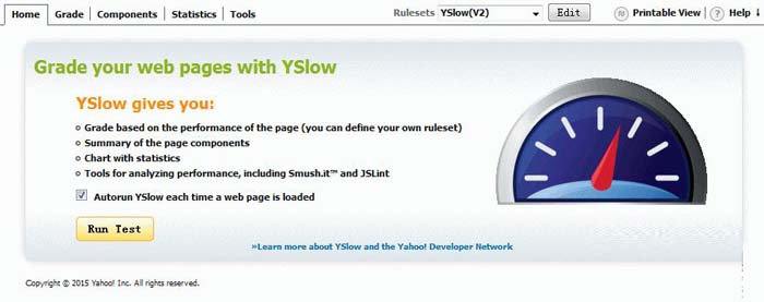 YSlow2.0 分析網(wǎng)頁前端性能