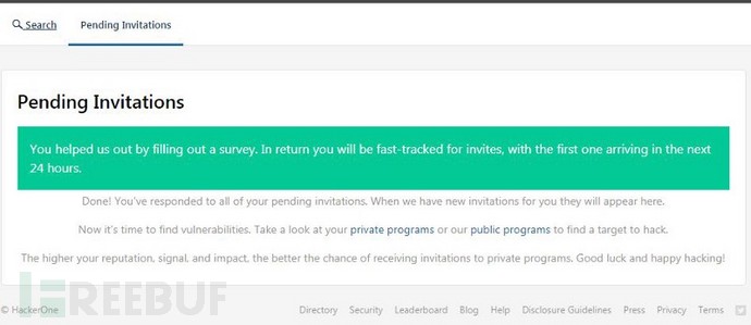 怎樣反復(fù)獲取到HackerOne的漏洞測(cè)試邀請(qǐng)