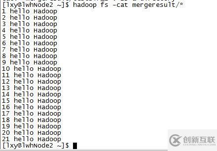 Hadoop文件合并——Hadoop In Action上的一個(gè)示例