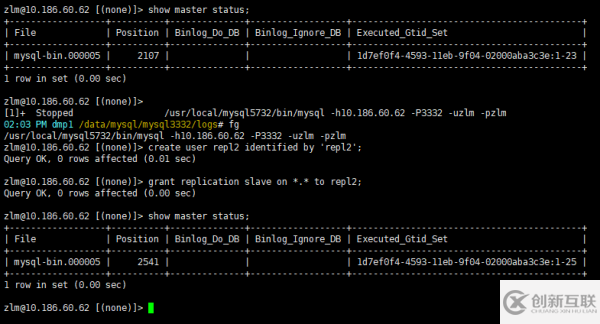 MySQL 中怎么創(chuàng)建復(fù)制用戶