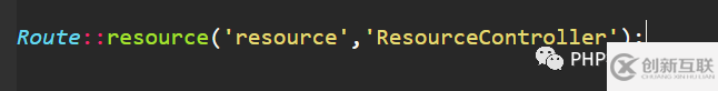 laravel中怎么實現(xiàn)一個資源控制器