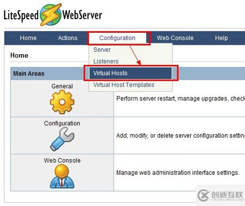 LiteSpeed如何添加虛擬主機+支持htaccess