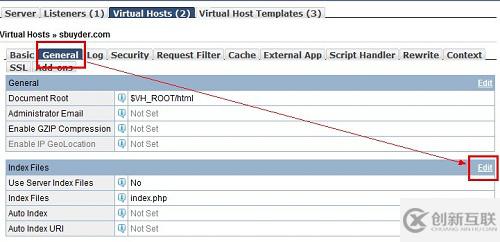 LiteSpeed如何添加虛擬主機+支持htaccess