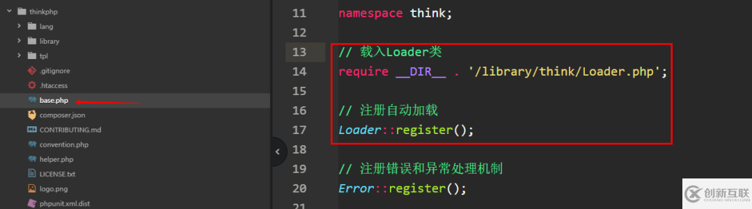 ThinkPHP自動加載Loader源碼分析以及加載類的簡介