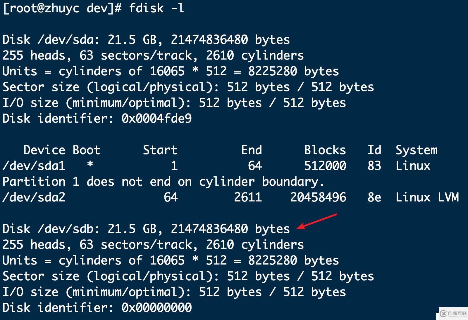 Linux系統(tǒng)磁盤分區(qū)及掛載 - fdisk