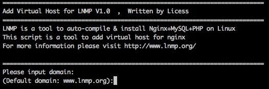 LNMP添加、刪除虛擬主機(jī)及偽靜態(tài)使用教程