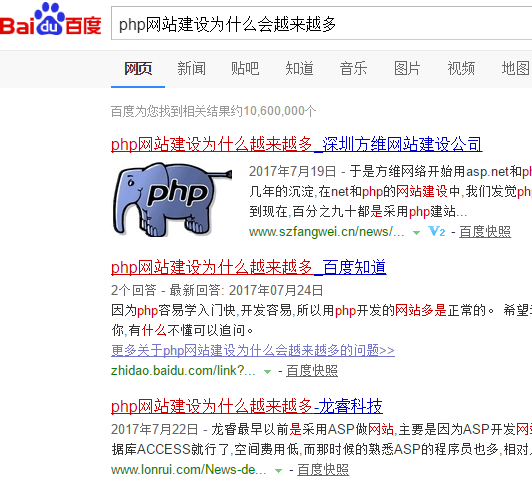 php網(wǎng)站建設(shè)為什么越來越多 