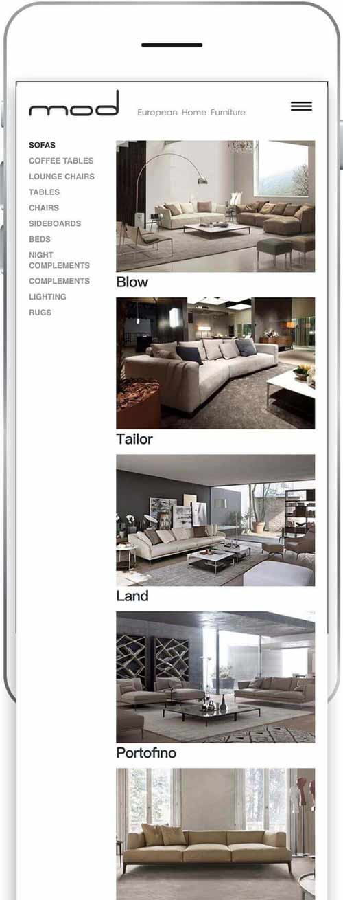 深圳網(wǎng)站建設(shè)案例分享:MOD歐洲家庭家具