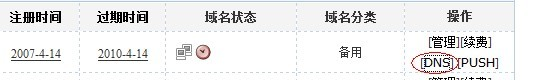 易名中國注冊(cè)的域名怎么修改DNS地址？-1